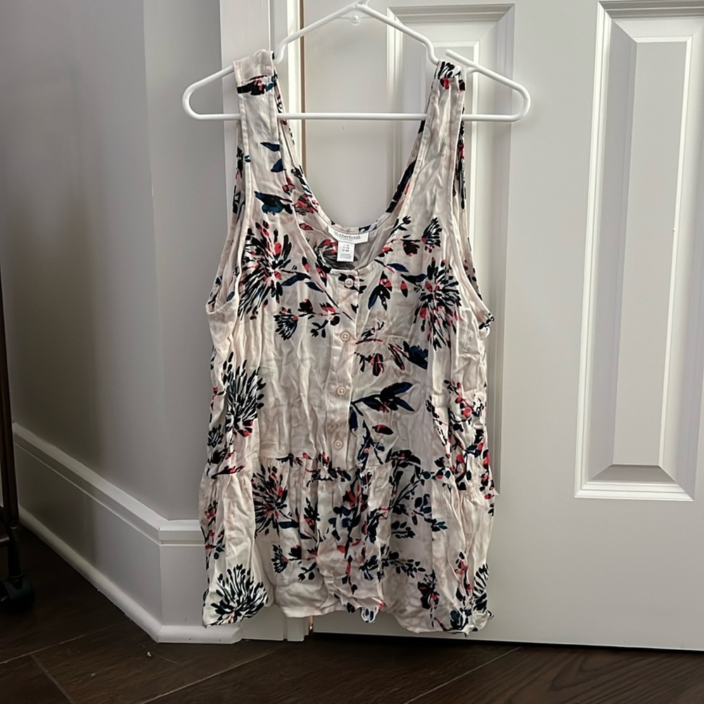 Nursing tank top